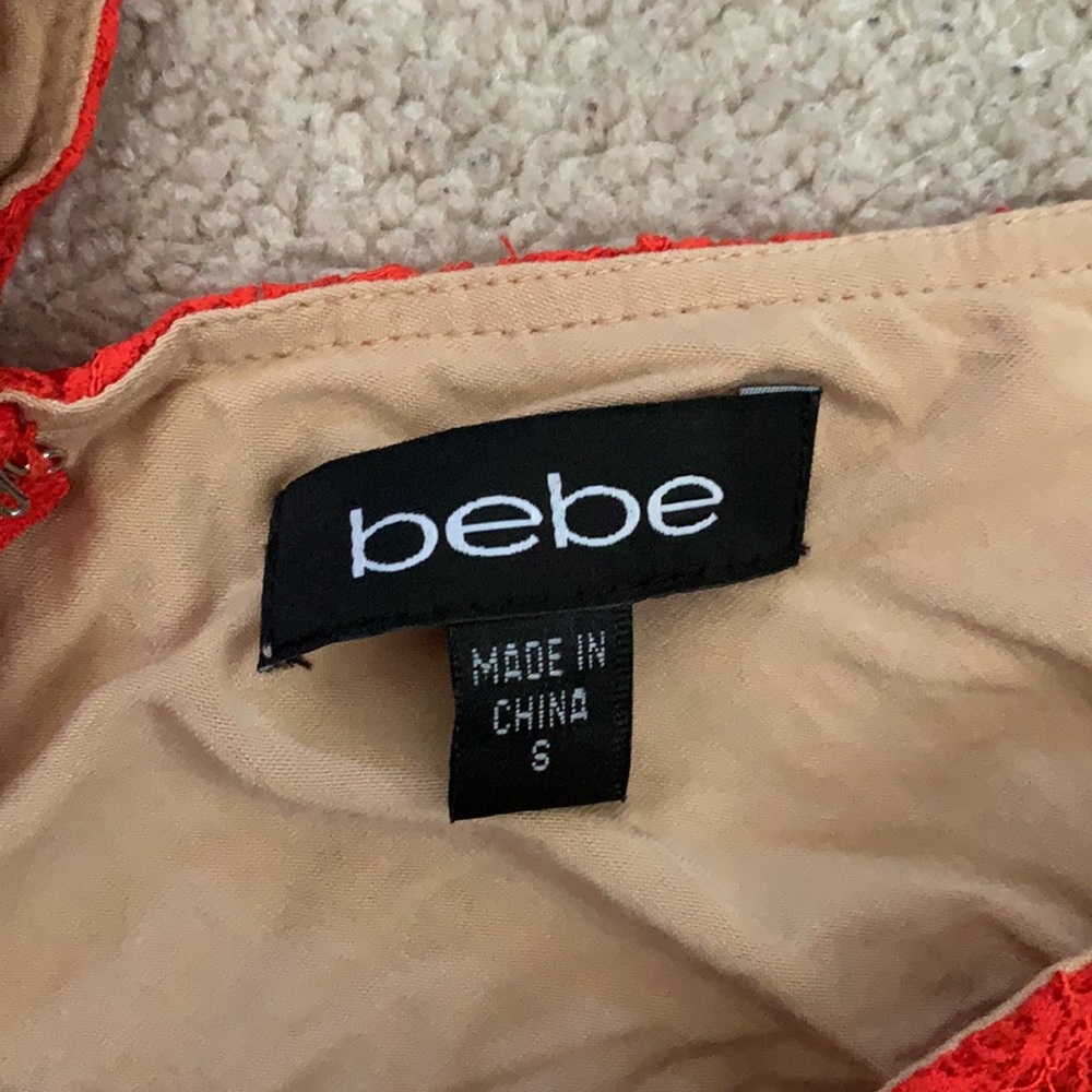 Red Orange Tank Bodycon Dress - Picture 5 of 5